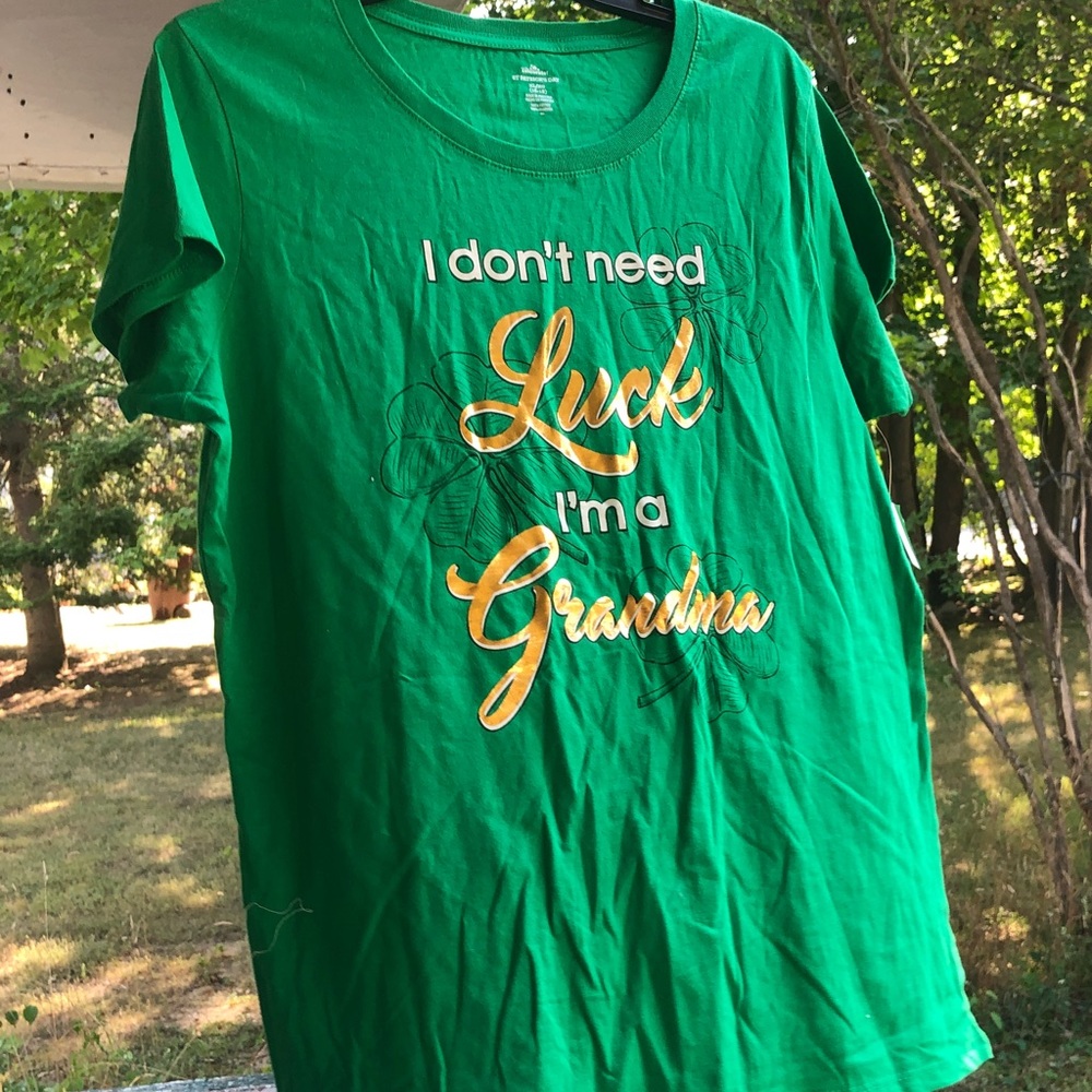 NWPT Green Graphic T-Shirt with Gold Text